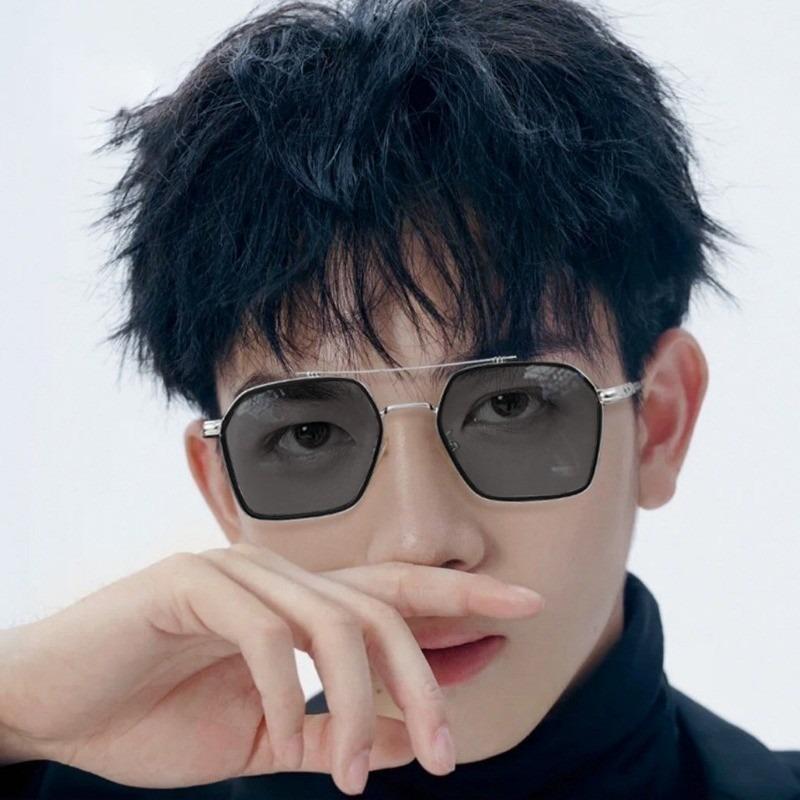 Fotochromatické Polarizované Sluneční Brýle UV400 Pilotní Styl Zabarvující se Čočky Pánské Antireflexní Řidičské Brýle Odstíny pro Muže