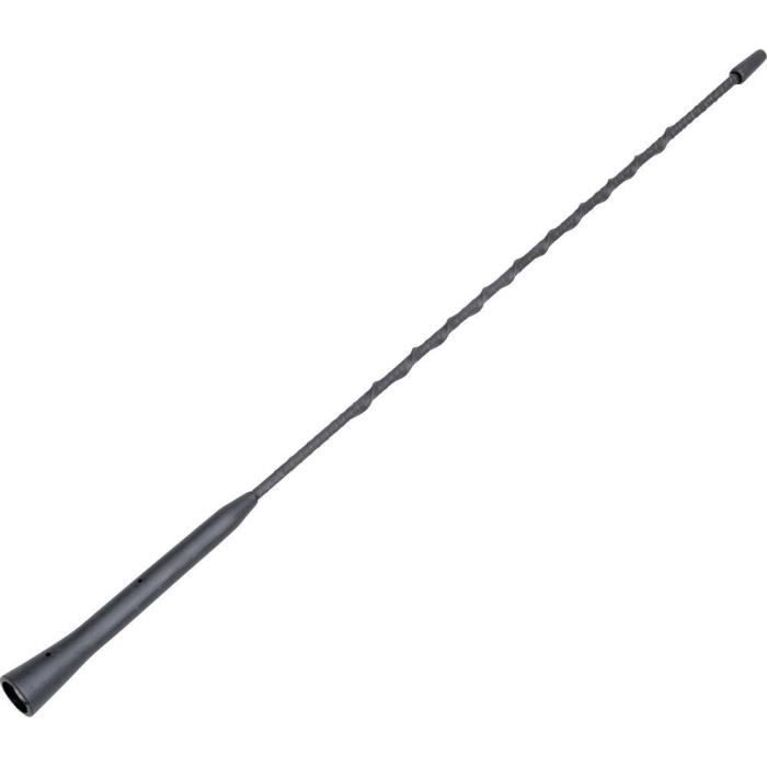 Antenne - HP AUTOZUBEHÖR - 60820 - Noir - 28.5 cm - Mât vissable et spiralé