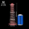 Extra Large Anal Plug with Ribbed Spines & Octopus Beads - Medical Grade Silicone Adult Toy for Men Women