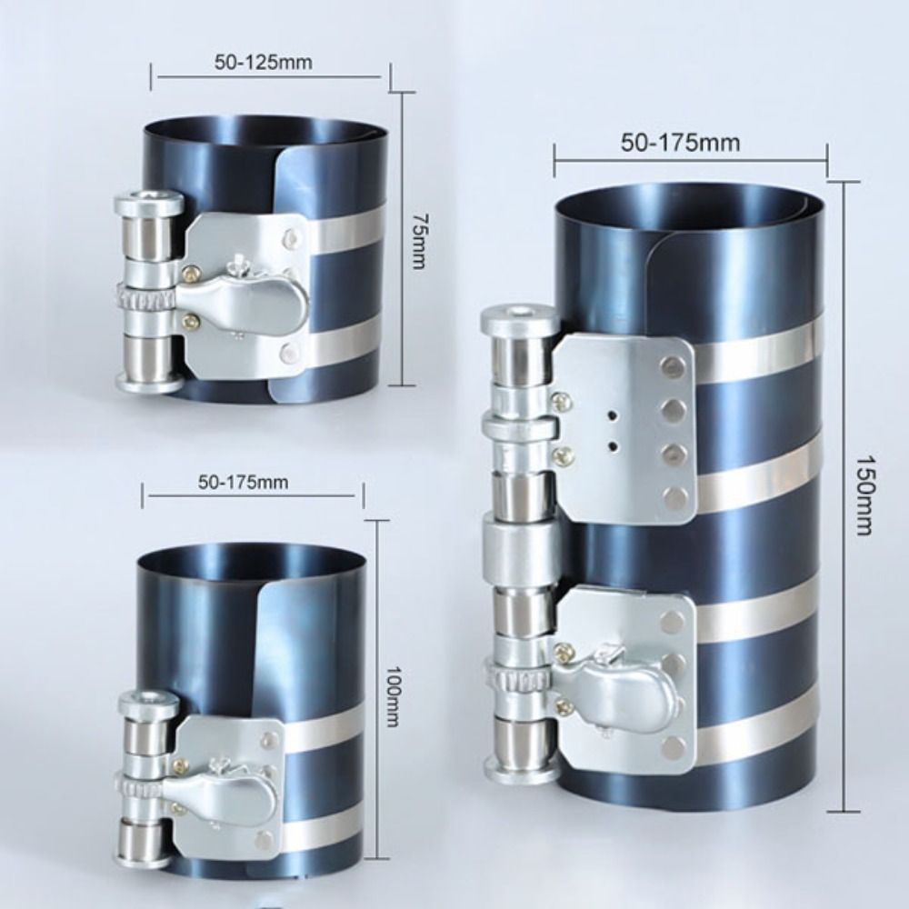 Removal Piston Installation Tool Adjustable Clamp Band Installer Piston Ring Compressor Repair