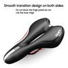 Comfortable Bike Seat Cushion Bike Seat with Shock Absorbing Memory-Foam Waterproof Bike Saddle for Mountain/Road Bike