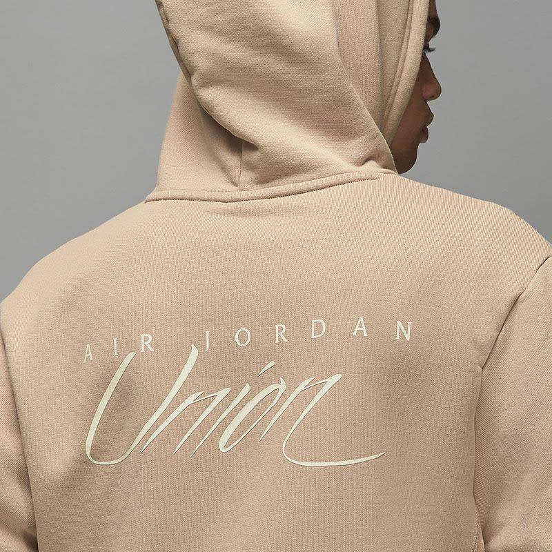 New JORDAN X Union Mj Fleece Hoodie Asia Sizing DV7335-296