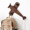 Fun Airplanes Design Solid Wood Wall Hook For Childrens Room Decorative Key Holder And Easy Installation