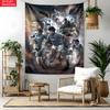 Diego Maradona Custom Name Tapestry Personalized Wall Art Hanging Bohemian Home Decor for Bedroom Dorm Living Room
