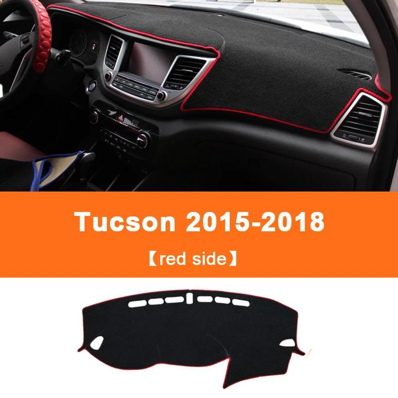 Car Dashboard Avoid Light Pad trument Platform Cover Mats Carpets LHD For Hyundai Tucson 2015-2017 2018   Accessories