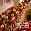 43 Pcs Red Gold Mixed Smooth Christmas Ornament Balls with Gold Hanging Strings for Trees Wreaths Windows and Party Decor