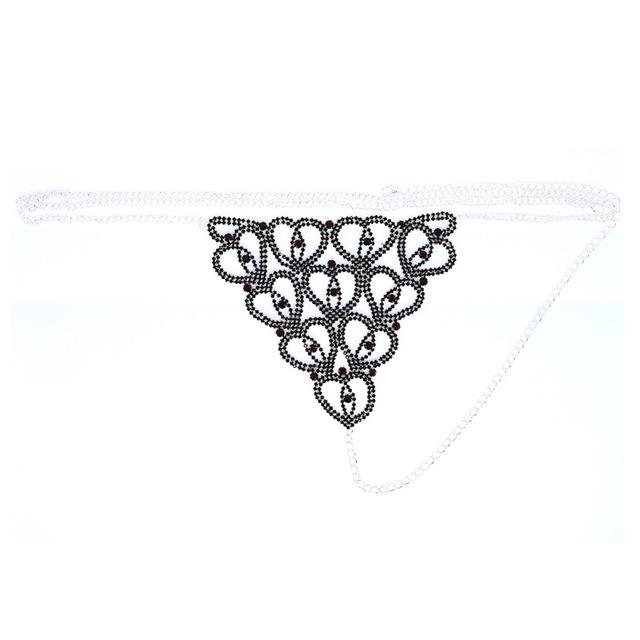 Accessories Rhinestone Claw Chain Body Chain Heart-Shaped Sexy Bikini Diamond Panties Body Chain Direct