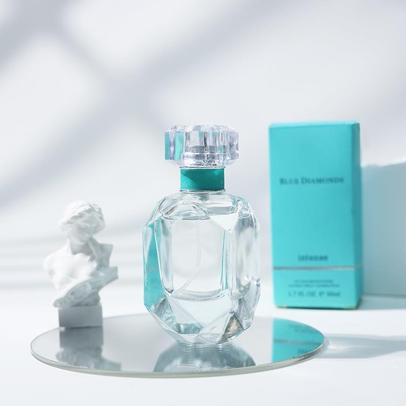 New Blue Diamond Women's Perfume Lasting Light Fragrance Fresh Natural Niche Fragrance Iris Flower Gift