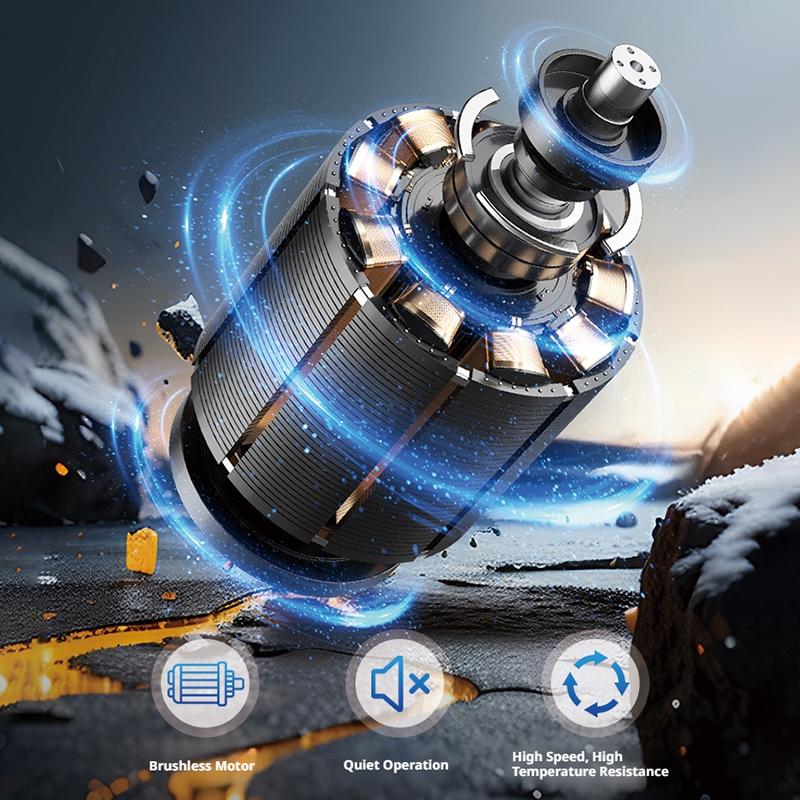SEAMETAL Car Fan Air Outlet Fan 360 Rotating 3-speed Adjustable Cooling Wind Car Air Vent Conditioning Cold Fan