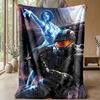 Haaland Theme blanket Soft Flannel Blanket Plush Throw Blanket Cozy Sofa Bed Blanket for Home Decor
