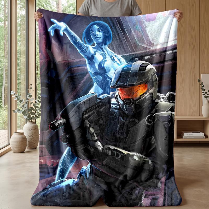 Haaland Theme blanket Soft Flannel Blanket Plush Throw Blanket Cozy Sofa Bed Blanket for Home Decor