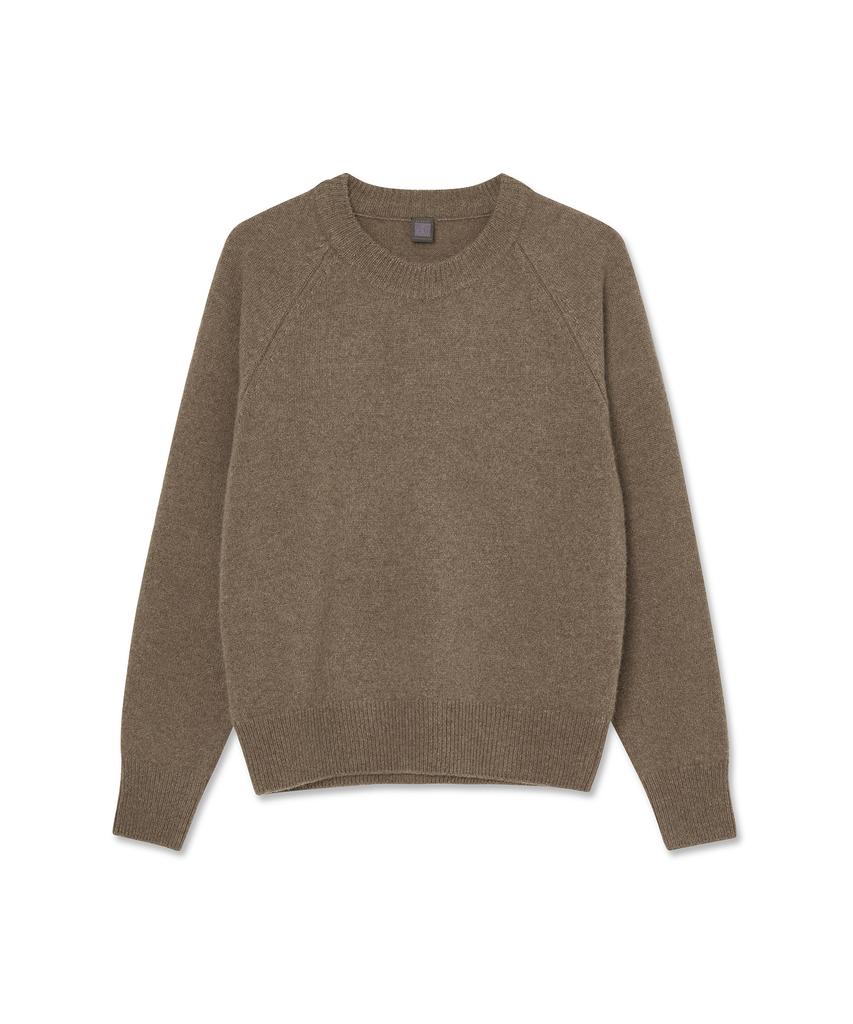 IOLO Women'S Alpaca Raglan Round_Mocha Brown