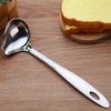 Hanging Long Handle Soup Stainless Steel Duck Mouth Shaped Spoon Kitchen Ladle Tableware Scoop
