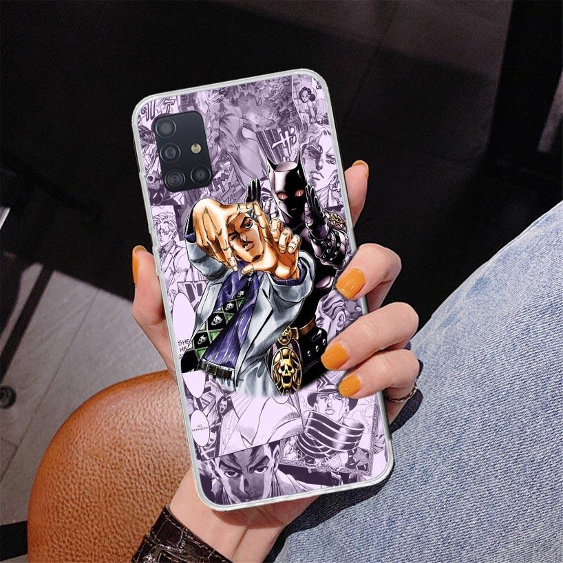 JoJo Adventure Killer Queen Phone Case For Samsung Galaxy A52 A32 A22 A12 A51 A31 A50S A30S A20S A10S Note 20 Ultra 10 Plus S10