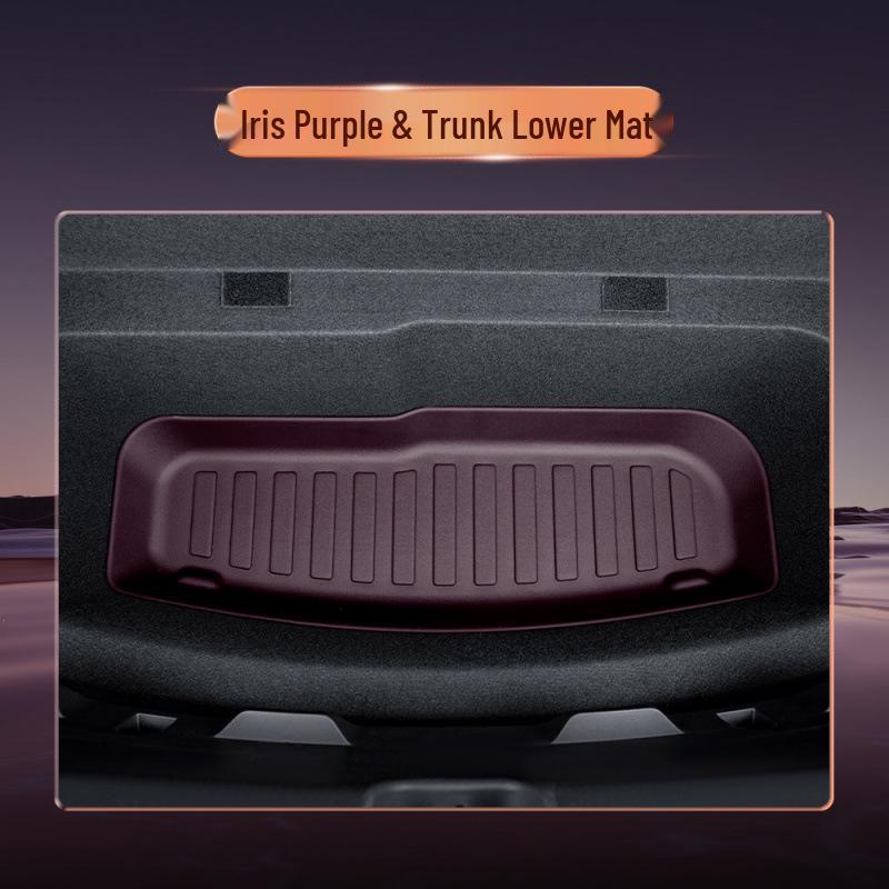 Vehicle-Specific YU7 TPE Floor Mats: Fully Enclosed, Matches Original Car Interior Color
