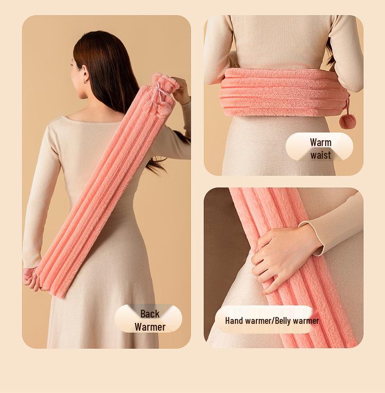 Extra Large Hot Water Bottle - Super Long Style for Warm Sleeping and Feet