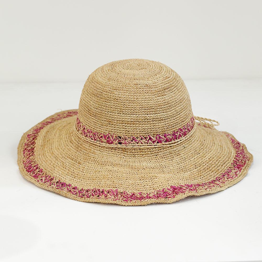 My Extreme Outdoor Activities Women's 2026 New Handmade High Quality Fashion Raffia Grass Sun Hat Floppy Summer Hats For Beach Panama Straw Dome Bucket Hat 56-58Cm