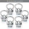 Stainless Steel Track Fitting L-Track Single Fitting with O-Ring for Create Tie-Down Anchors Points H8WE