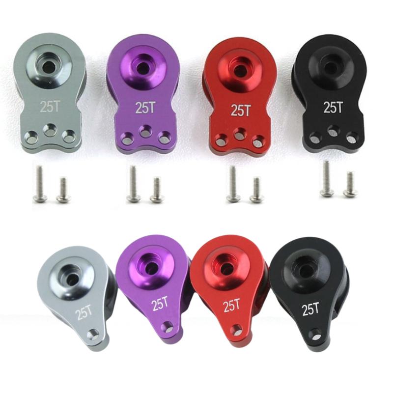 Cnc 25t Aluminum Steering Servo Swing Arm Horn Kit Trifora Haplopore Rc Car