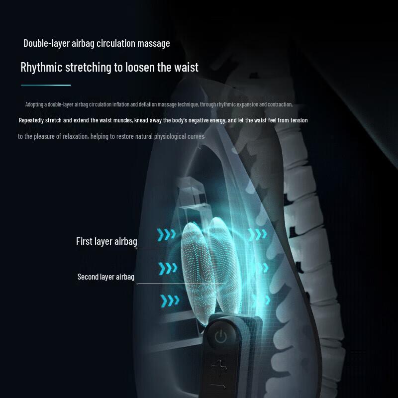 Philips PPM3404B Electric Lumbar Massager Cushion