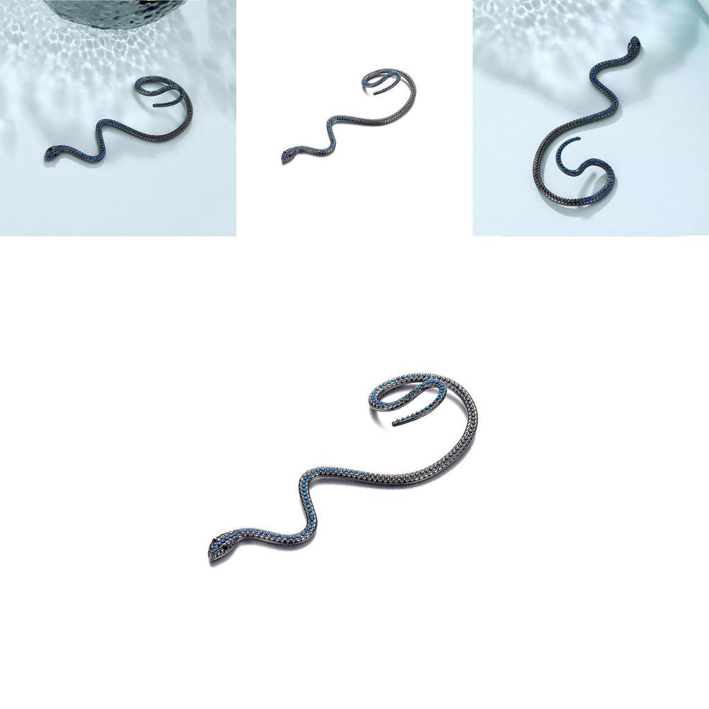 Stunning Long Snake Shaped Earrings No Piercing Required Fashionable Street Jewelry