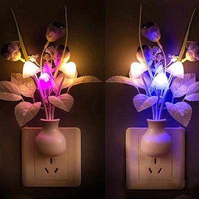 Schlafzimmer Dekor Tulpe Pilz bunte Licht-Sensation LED Nachtlicht Nachtlampe