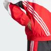 Adidas Originals Logo Stripe Sports Casual Stand Collar Loose Zipper Jacket Men Jacket Light-Crimson KA4549