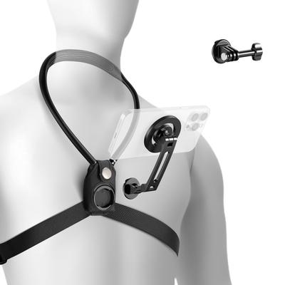 NEEWER Magnetic Necklace Camera Neck Holder for Action Cameras and Drop Compatible with iPhone and POV Video Recording Mount, Smartphones, Protection,