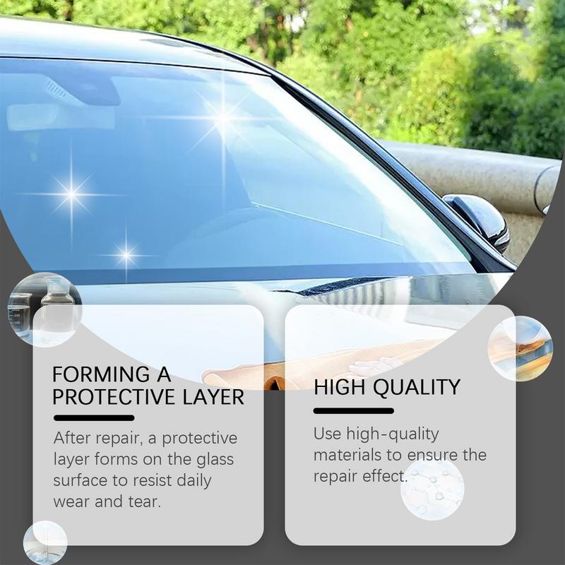 Mild Car Windshield Cracked Repair Tool Automotive Glass Restore Solution Car Glass Scratches Fluid Filler For Clear Vision
