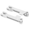 2pcs Sway Bar Arms Rear Aluminum Alloy Double Positioning Holes AntiRoll   with Screws for 1Celsius7 Remote Control Car(Red )