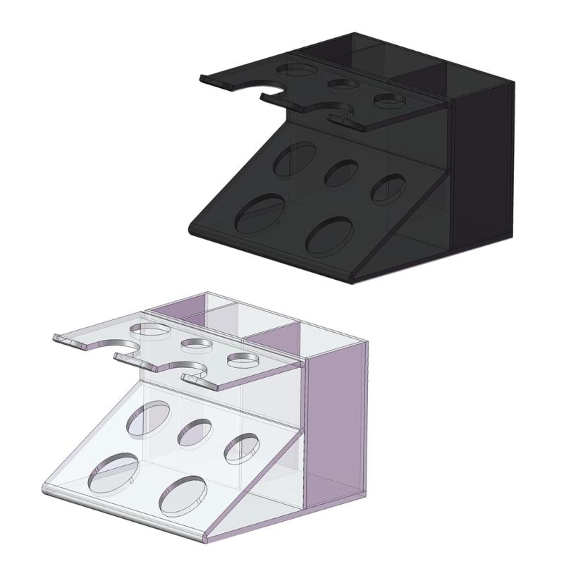 Shaver Holder Makeup Storage Organizers Acrylic Brush Holder Makeup Storage Box Makeup Brush Holder Bathroom Organizers