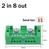 Single Phase 2-in 4 / 6 / 8 / 12 Outgoing Terminal Box Household Distribution Box Junction Box Terminal Block 220 V