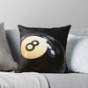 8 Ball Sticker Throw Cushions & Pillows Without Core