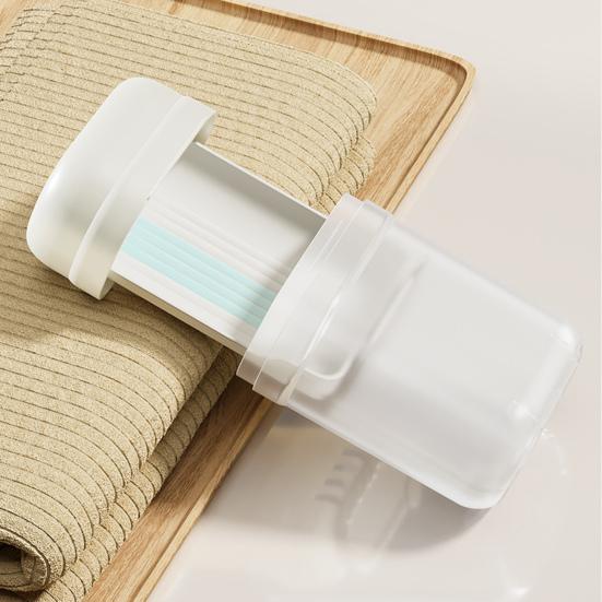 Bathroom Soap Bar Holder Soap Dish Container Self-draining Design Compact Portable Travel Soap Case with Lid