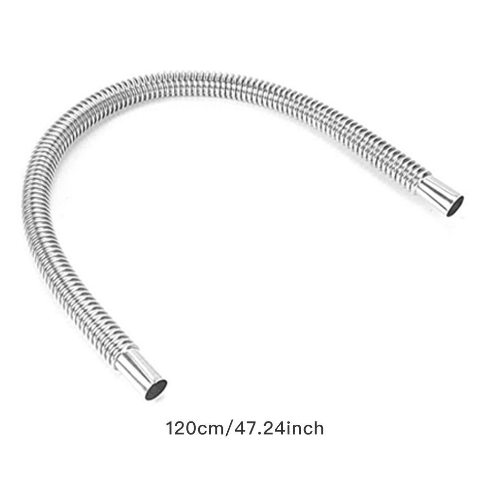60/120/200/300cm Car Heater Accessories Stainless Steel Exhaust Pipe Parking Heater Fuel Tank Exhaust Pipe Car Heater LCD Switch