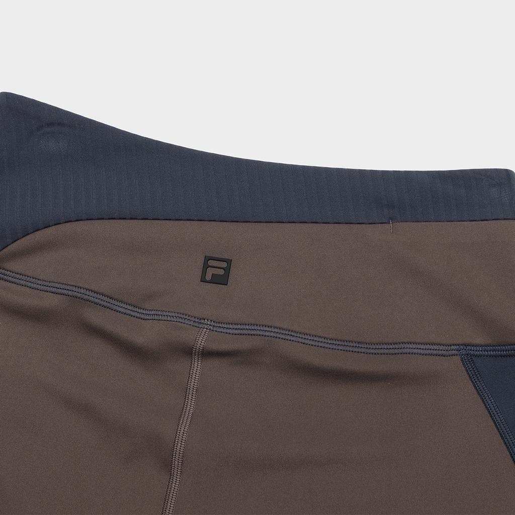 FILA Fitness Series Color Block High Waist Knitted Leggings Women Leggings Deep-Blue A11W411601F-NV