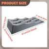 Car Wheel Chocks Anti Slip Leveling Ramps Sturdy Stabilizer for RV Campers Trailers SUV Outdoor Parking