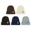 Warm Pullover Hat Thickened Plush Beanie Soft Knitted Cap  Female/Girls