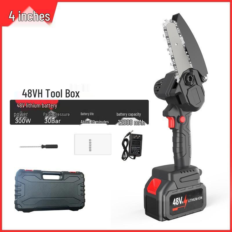 Drujba electrică cu litiu fără fir de mare putere pentru tăierea acasă și în grădină