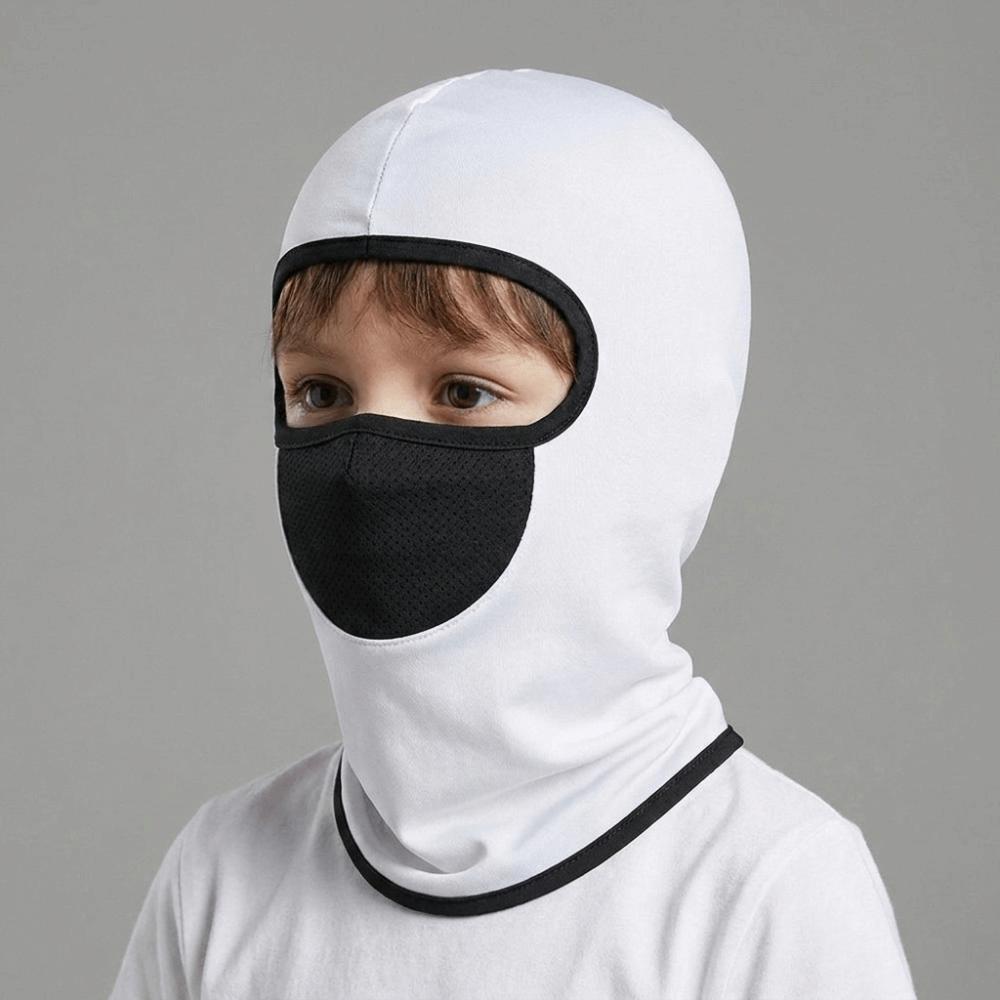 Ice Silk Children Balaclava Hat Elastic Sunscreen Full Face Cover Sun Protection Mask Outdoor