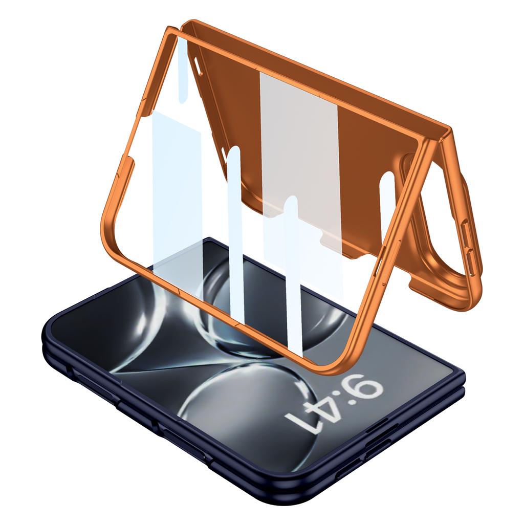 Für iPhone Duo Case Ultra-Dünn Hautfreundlich Magnetisch Kabelloses Laden Mit Gehärtetem Film Stoßfester Schutz Rückseite