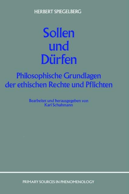 Książka Sollen Und Durfen : Philosophische Grundlagen Der Ethischen Rechte Und Pflichten : 2