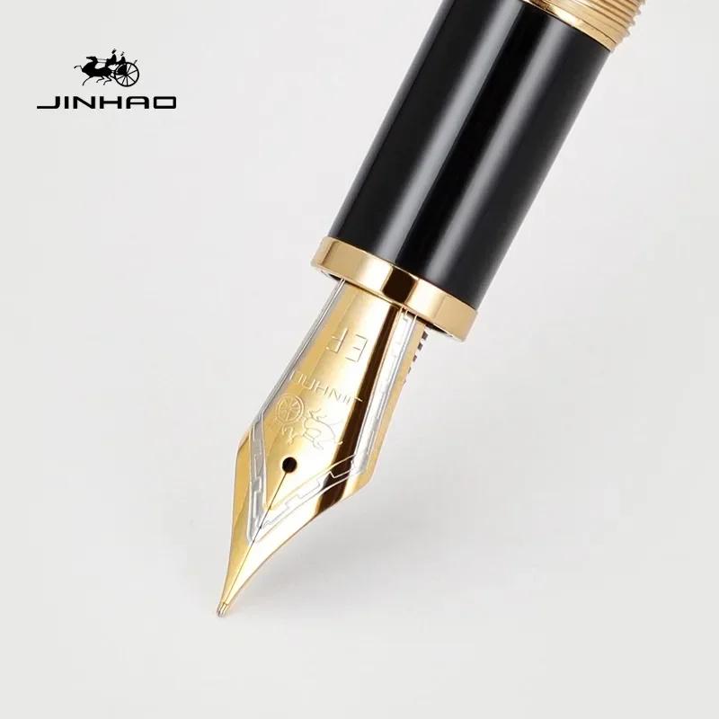 JINHAO X350 Fountain Pen Metal EF/F/M/Bent Nibs Business Office School Stationery Supplies Fine Nib Writing Signature Pens Gifts