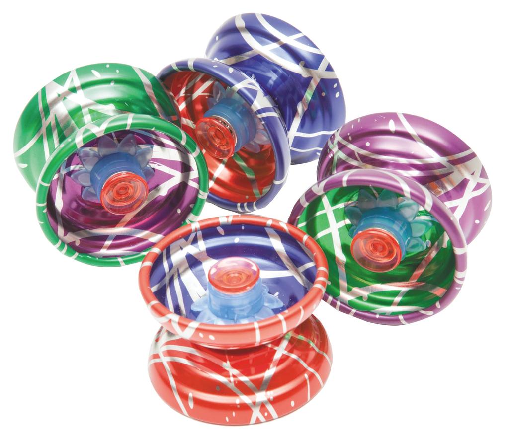 Onda Spin Battle Metal Spin Yo-Yo, Metal Body, Set of 2 [Colors Unspecified], Wing-Shaped Body, Bearing, Tricks, 4 Colors, Ages 6+, 2-Piece Set