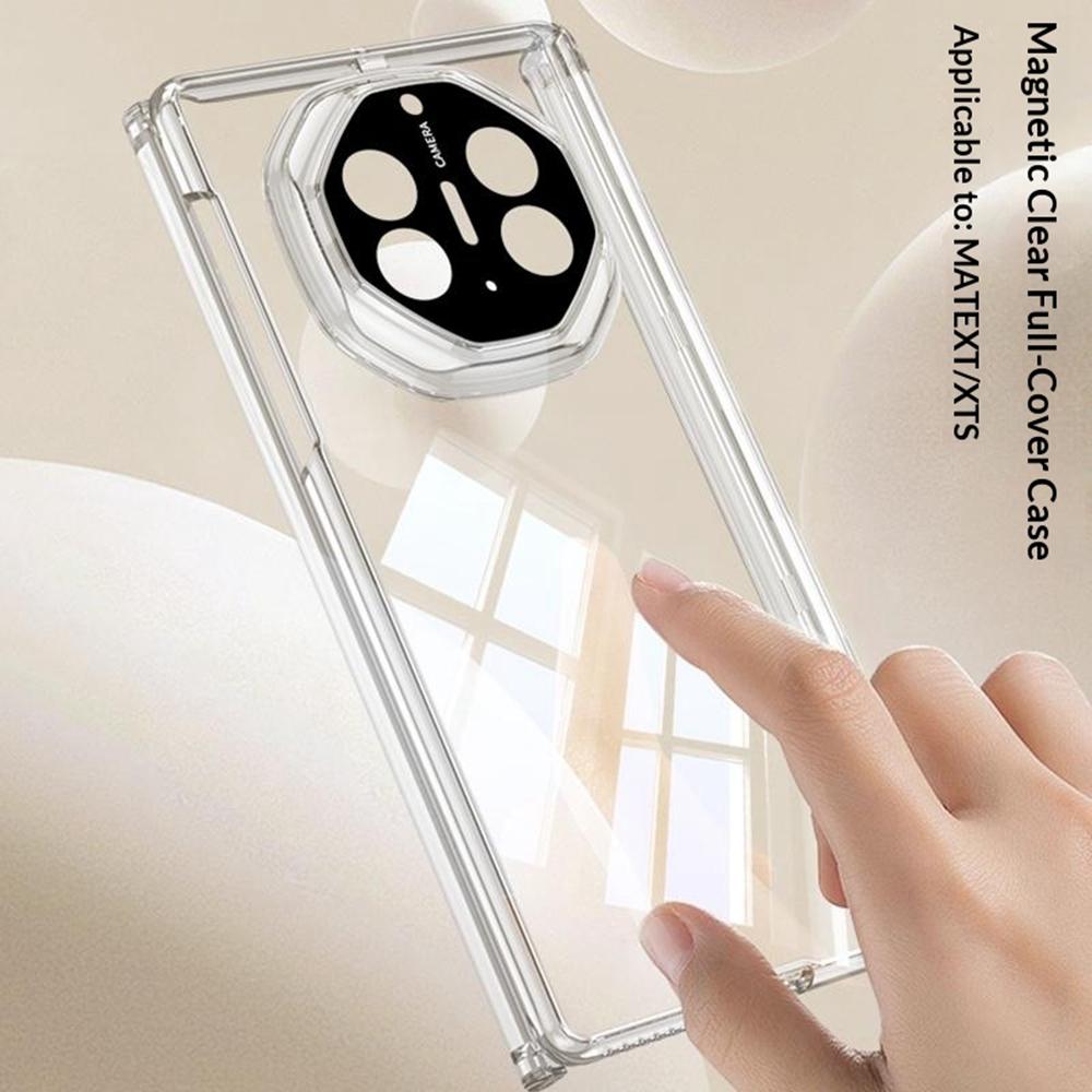 GKK For Huawei Mate XT Ultimate/XTs Ultimate Case Magnetic Hinge Design Clear TPU Phone Cover