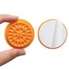 100Pcs Eyelash Glue Holder Abundant Quantity Rich Colors Multiple Grooves Disposable PVC Eyelash Extension Glue Holder Pallet Pad Makeup Tool