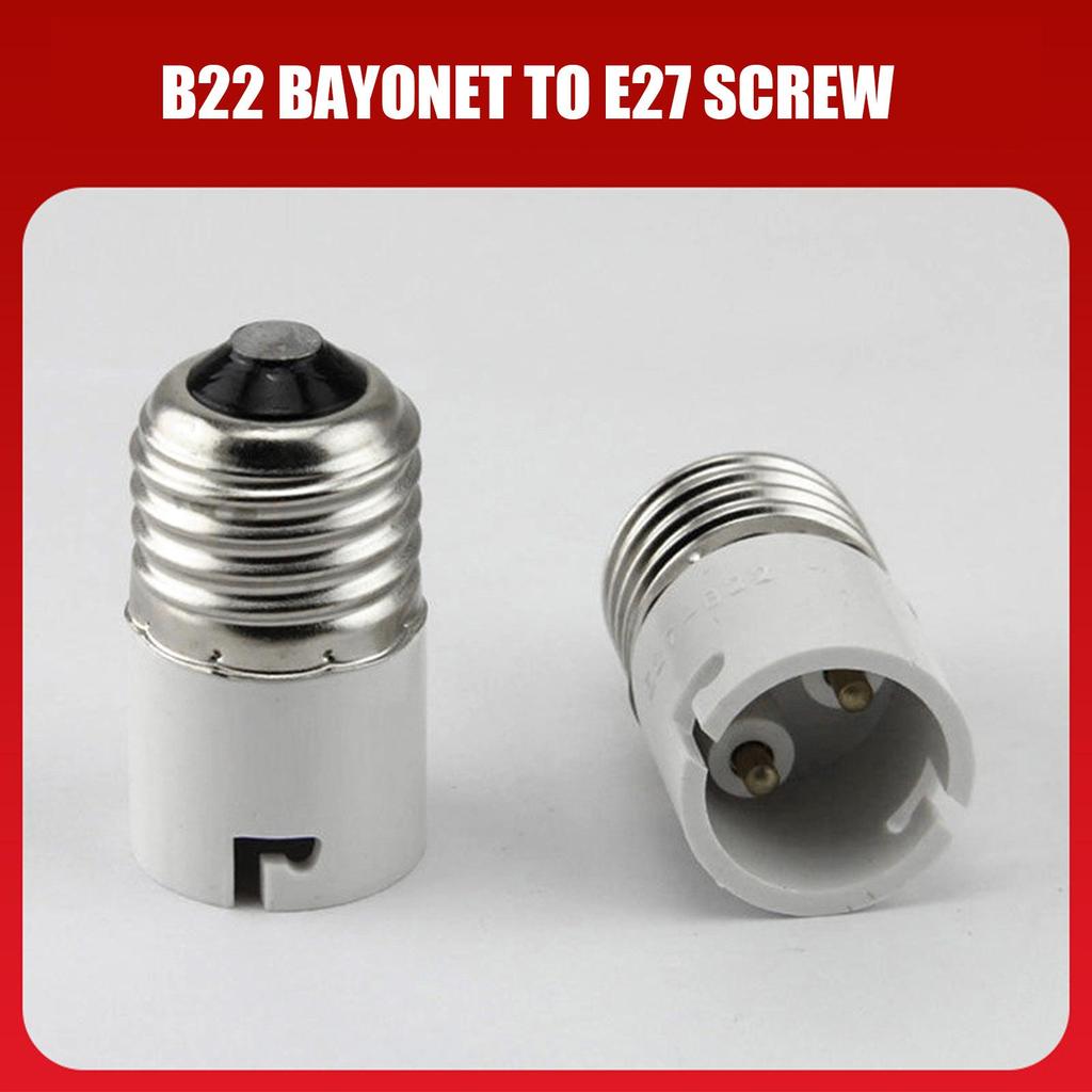 B22-E27/E27-B22 Lamp Holder Adapter Light Bulb Lamp Socket Converter Lamp Base Adapter Socket Adapter For LED Light Bulbs