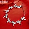 925 Sterling Silver Fashion Jewelry Dragonfly Bracelet