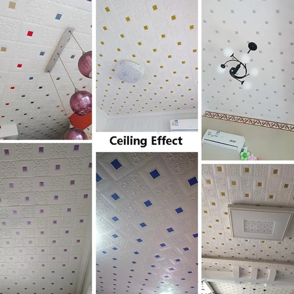 Self-adhesive Roof Cover Ugly Wallpaper 3d Ceiling Ceiling Decorative Sticker