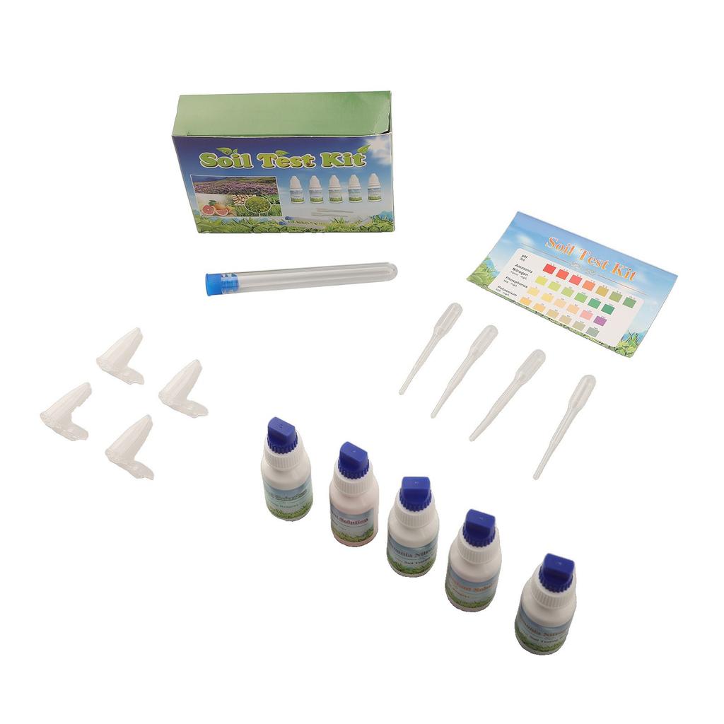 10ml Soil Test Kit Liquids Solution PH Measurement Agriculture Gardening Test